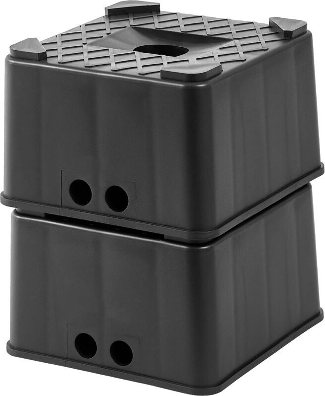 Mophorn 2er-Set Nivellierblöcke für Wohnmobile und Anhänger, belastbar bis 2722 kg (pro Block), ideal als Wagenheberstän...