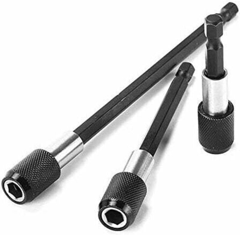 3-teiliges Set magnetischer Verlängerungsstangen, elektrische Bohrmaschinen-Schraubendreherbits,