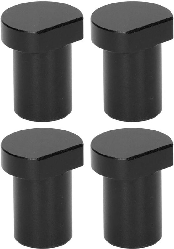 4 Stück Holzbearbeitungs-Desktop-Begrenzungsblöcke, Holzbearbeitungsbank-Begrenzungskartenblock, 20 mm Durchmesser, Schw...