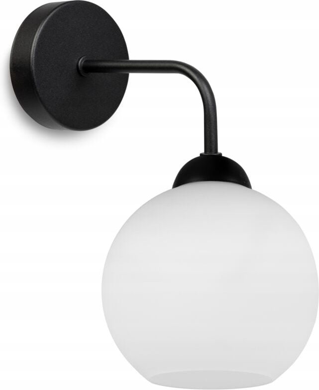 Klassische Wandlampe Eleganter Glasschirm