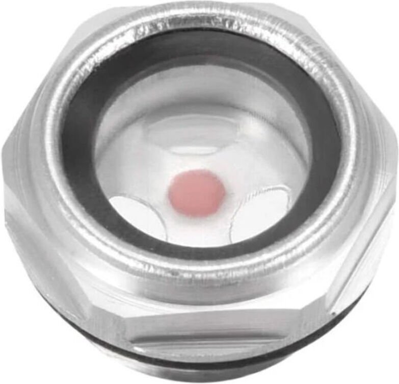 Ölmessstab, Schauglas, Luftkompressoranschluss, 1/2 PT Außengewinde, Kappe aus Aluminiumlegierung mit O-Ring