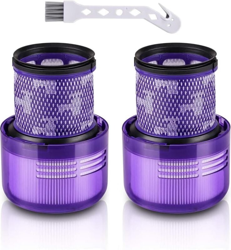 Filter für Dyson V11 V15, 2er-Pack Ersatzfilter für Dyson V11 V15 SV14 SV17 SV22 Detect Absolute Animal Fluffy Torque Dr...
