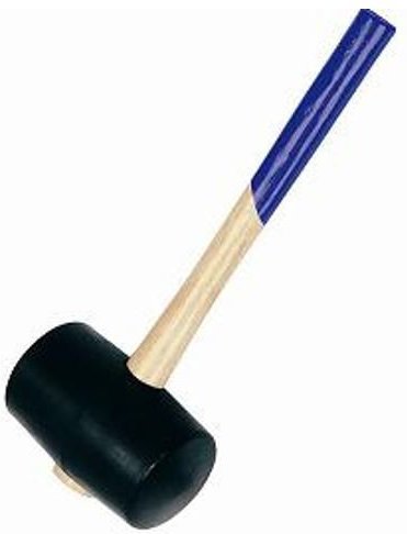 Sieger Gummihammer 90 mm mit Stiel