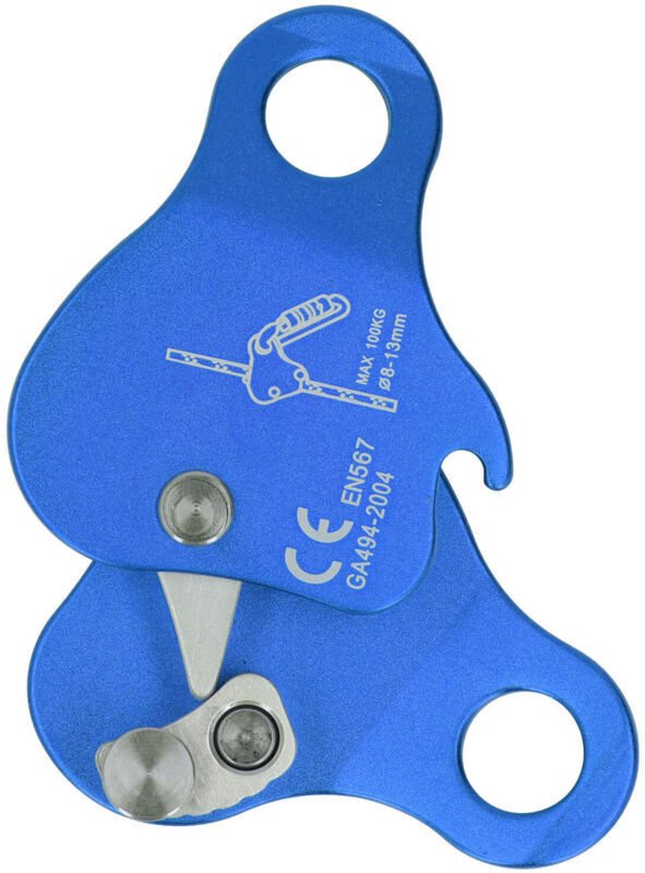 Eosnow Kletterseil aus Aluminiumlegierung, selbstsichernder 8-13-mm-Seilstopper für Outdoor-Klettern und Bergsteigen, Bl...