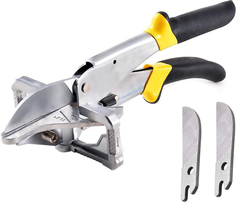 22,5° - 45° Gehrungsschere, Multifunktions-Rillenschere, Viertelkreis-Schneidwerkzeuge für PVC, PE-Rohre, Abzweigrohre, ...