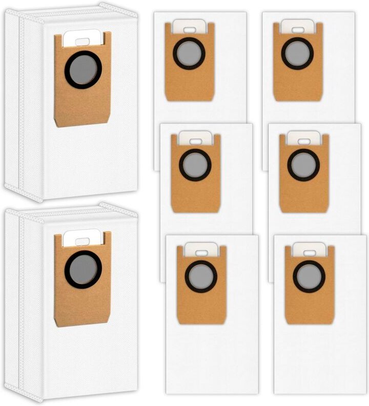 (8 Stück) Omni S1 Pro Ersatz-Staubbeutel Kompatibel mit Eufy Omni S1 Pro Selbstleerender Roboterstaubsauger, Zubehör Sta...