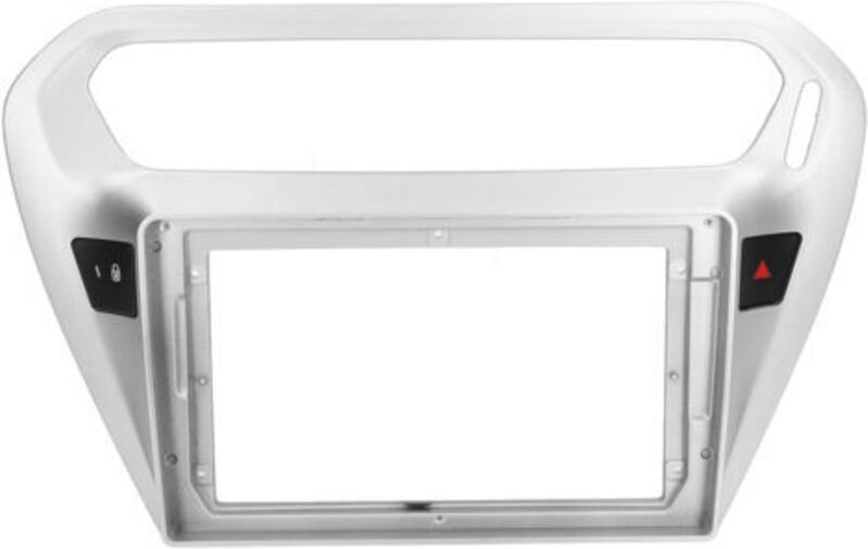 Navigationsblendenrahmen für 9-Zoll-2-DIN-Autoradio, Armaturenbrett-Einbaublende, Ersatzteil für Citroën Elysée 2014–201...