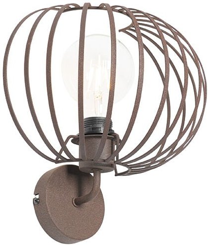 Design Wandleuchte rostbraun 30 cm - Johanna