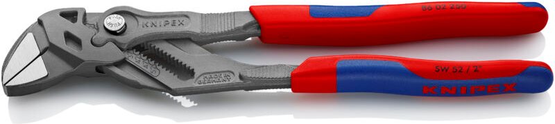 Knipex - 86 02 250 Zangenschlüssel Mehrk. grau atra. 250 mm