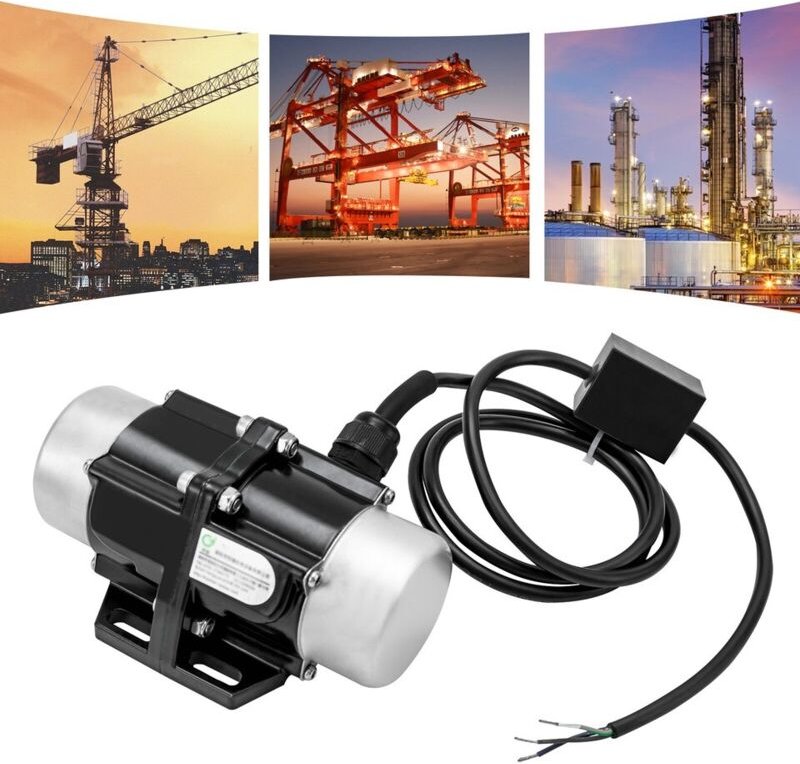 Vibrationsmotor 100 W, 220 V, 3000 U/min, Asynchron-Vibrationsmotor, elektrischer Vibrationsmotor, Einphasen-Vibrationsm...