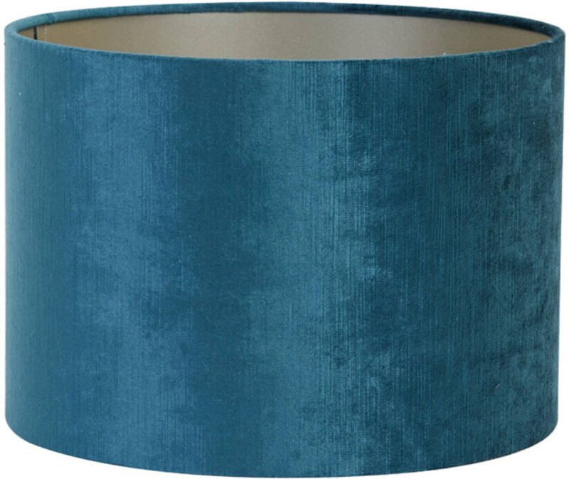 Light & Living - lampenschirm - Gemstone - blau - textil - Ø 20cm