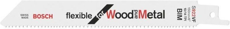 Säbelsägeblatt s 922 vf, Flexible for Wood and Metal 25 Stk - Bosch