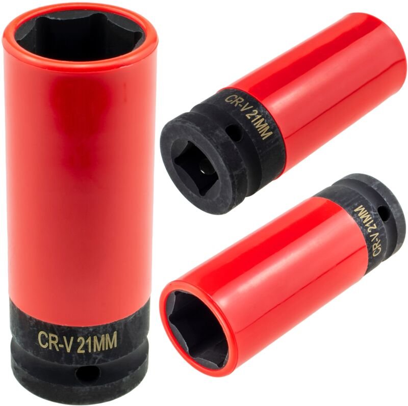 Schlag-Schraubenschlüssel lang 21 mm 1/2'' für Alufelgen
