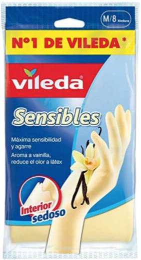 Thumbnail - Paar Handschuhe Vileda extra dünn Vanillearoma - Größe m