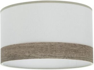 Cloe stehleuchte schirm e27 weiss/holz/grau 40dx40dx20h