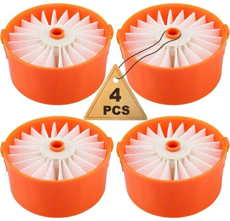 4er-Pack Filter für den kabellosen Staubsauger Black + Decker BSV2020G