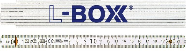 Der L-BOXX Holz-Zollstock für Profis