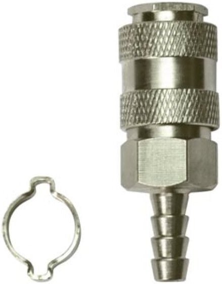 Druckluftkupplung ø 8 x 13 mm mit Schnellkupplung, Verbindung für Luftschlauchsysteme, Werkstatt, Garage, Kompressor, ro...