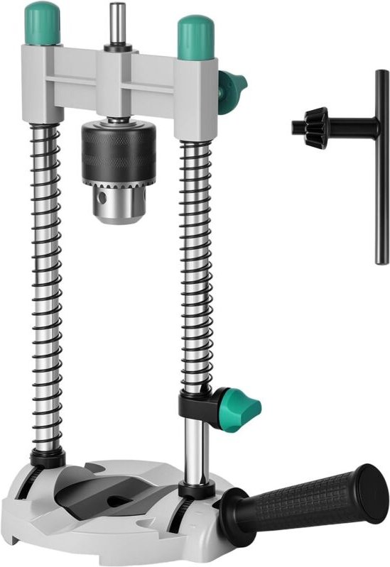 Bohrmaschinenständer 15x6.5x29cm Mobiler Bohrständer mit Bohrfutter Mehrwinkel Bohrführungshalterung 45-90 Grad Mehrwink...