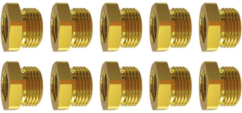 Reduziernippel-Set, 3/8 - 1/4 Zoll, 10-teilig 10 Stk - Riegler