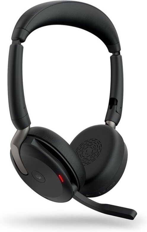 Evolve2 65 Flex Headset Kabelloses und kabelgebundenes Headset Büro/Zentrale de Bluetooth Calling Schwarz - Jabra