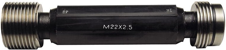 Fervi - Metrischer Gewindestopfen 6h Double Go No Go M16x15 t04916x1.5