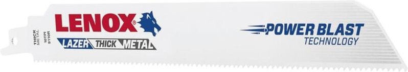 FP - Lenox Säbelsägeblatt 229 x 25 x 1,1 mm 10Zähne Pack a 5 Stk.