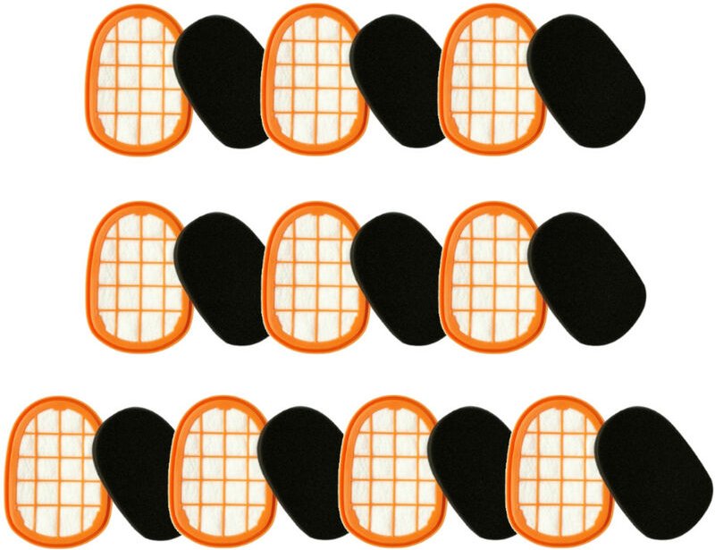 10x Trade-Shop Ersatz-Filter 2-teilig Motorschutzfilter Vormotorfilter Ersatz für Philips CP0663 CP0663/01 FC5005/01 CP1...