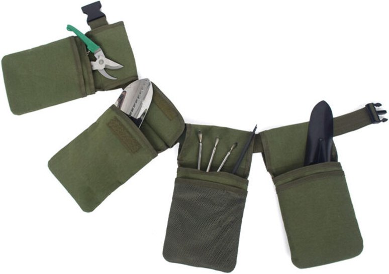 Aufbewahrungstasche für Gartengeräte – Gartengeschenke für Frauen, Grün (Werkzeuggürtel) - Ahlsen