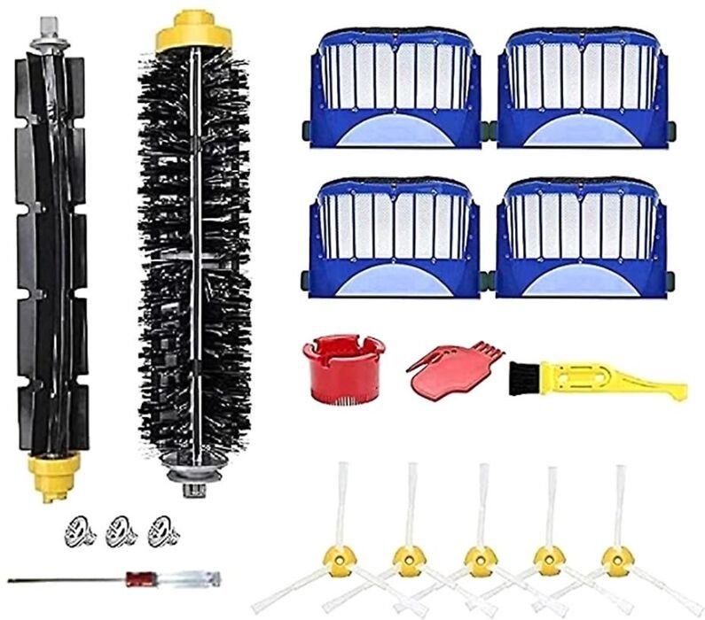Teile für Irobot Roomba 600 Serie und 500 Serie, Filter, Seitenbürste