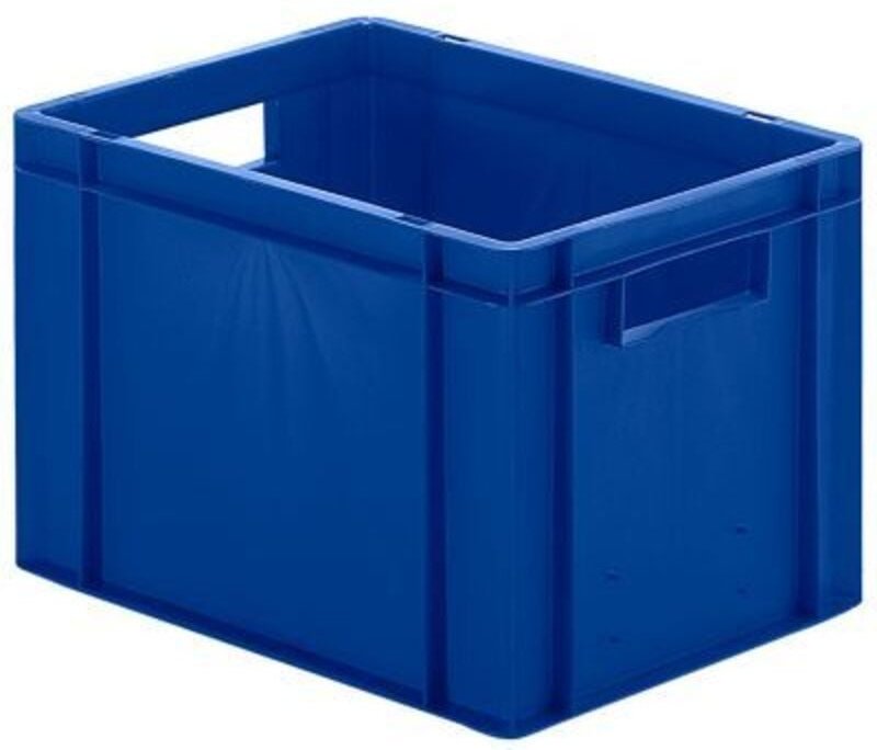 La-ka-pe - Transportstapelbehälter L400xB300xH270mm blau pp Seitenwände geschl.