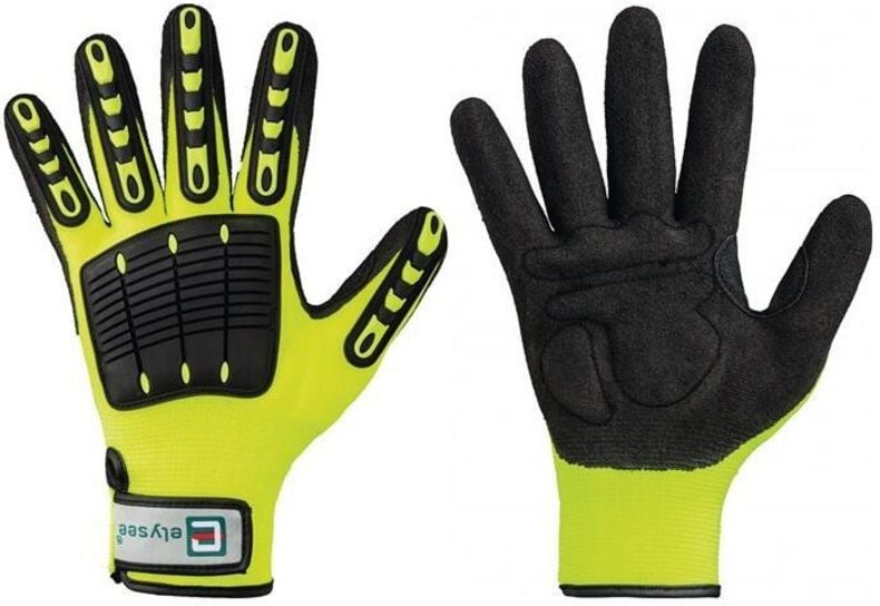 Handschuhe Resistant Größe 11 leuchtend gelb/schwarz en 388 PSA-Kategorie ii