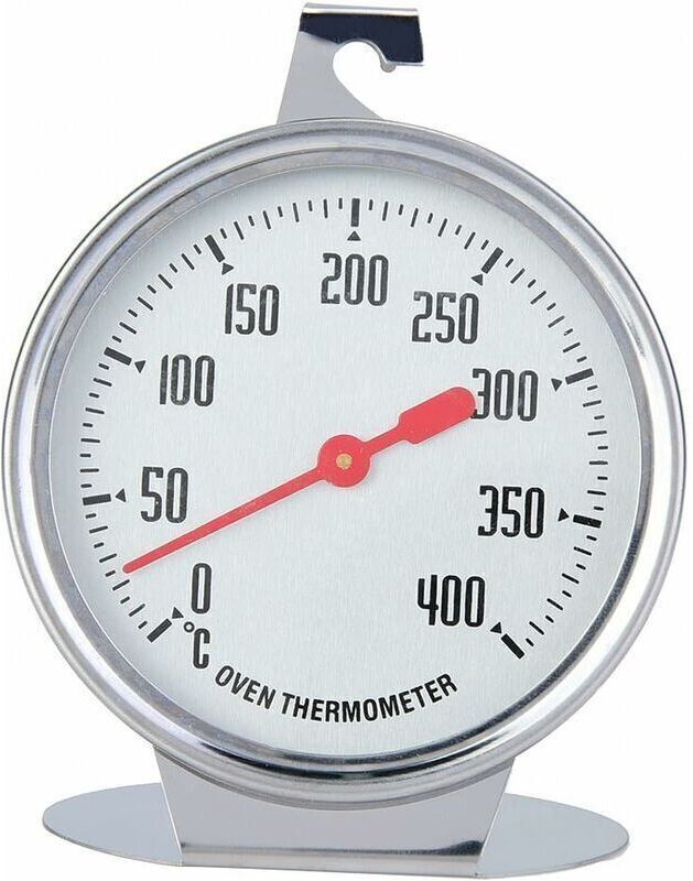 Backofenthermometer, Sofortanzeige, Edelstahlsonde mit Haken für Backofen oder Grill - 7 x 9 cm
