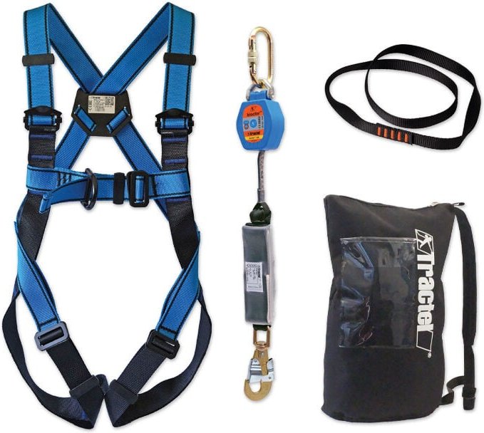 Absturzsicherungsset HT22 Auffanggurt + Blocfor 1.8 + AS19S-Ring Tractel 67472