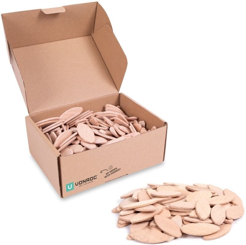 Holz Flachdübel für Nutenfräser – Größe 20 – 250 Stück - Universalgröße