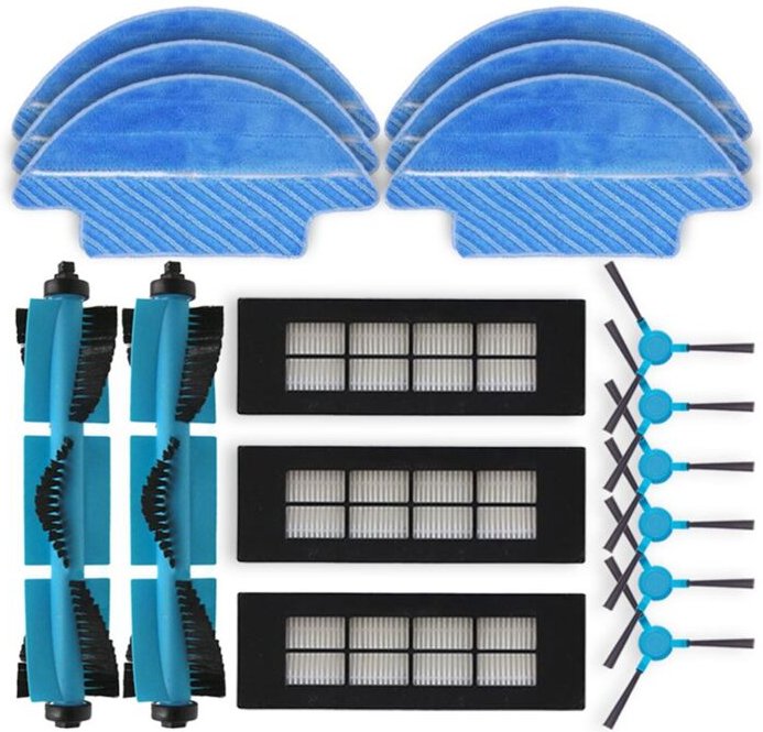 Für 3090 Ersatz Ersatzteile Zubehör Wichtigsten Seite Pinsel Hepa-Filter Mopp