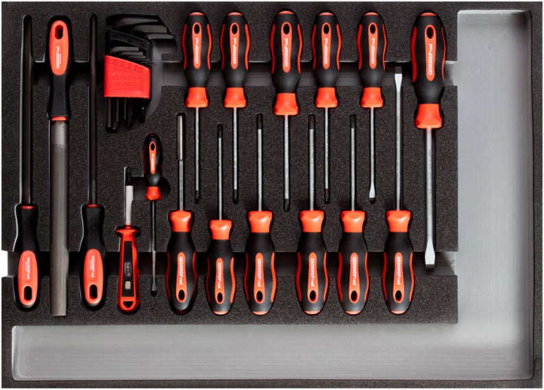 R22350002 Werkzeugsatz Schraubendreher + Feilen CT-Modul 26-teilig