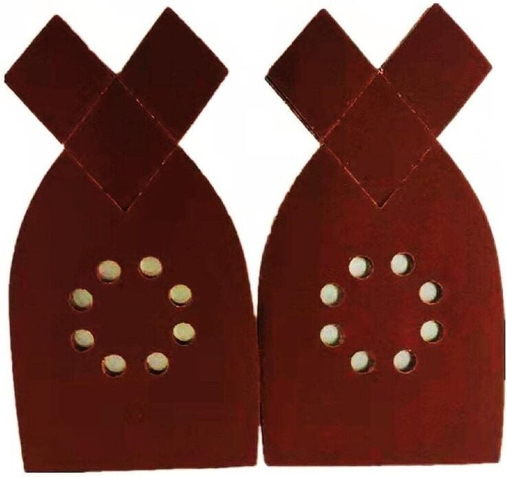 Toolive - 50 Stück Schleifpapier für Black & Decker KA220G KA230 Mouse Schleifpapier Körnung 40,60,80,100,120