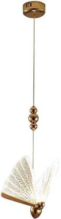 Tonchean - Moderne 1-flammige Pendelleuchte, dekorative Lampe in Schmetterlingsform, Acryl-Deckenleuchte für Schlafzimme...