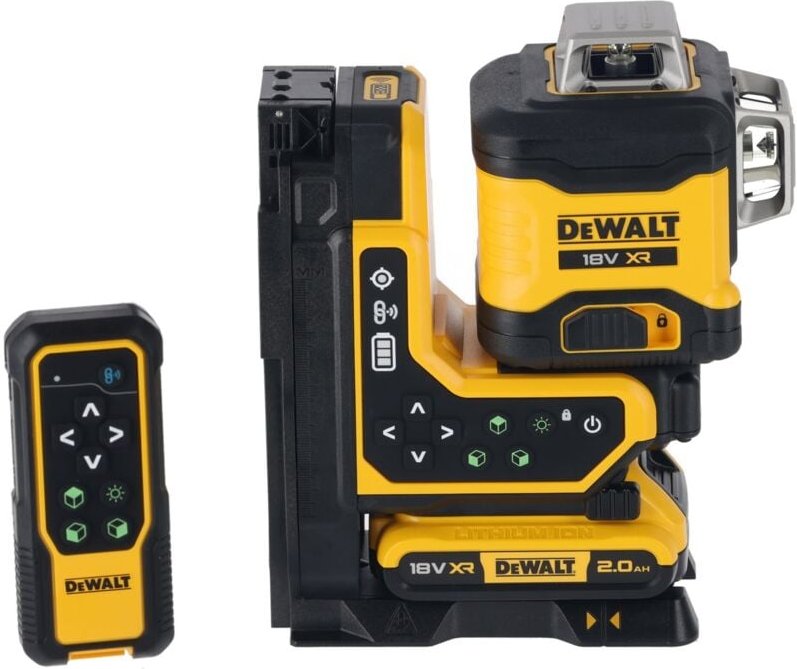Zubehör - 18V Akku-Kreuzlinienlaser, Reichweite 100 m, 1x Akku 2,0 Ah xr, Ladegerät DCLE34035D1 - Dewalt