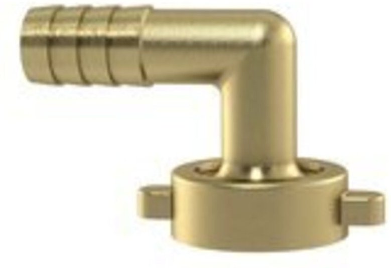 2/3 Winkelschlauchverschr., g 1/2 x 13, Ü-mutter, flachdicht., ms - Riegler