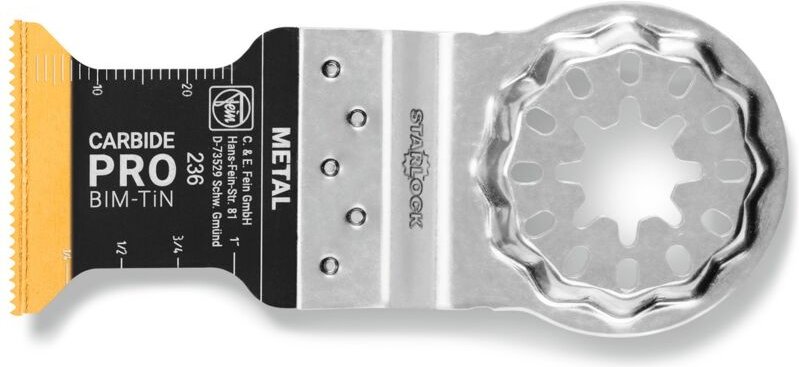 Fein - E-Cut Sägebl. Carbide Pro 45x32mm ve à 5 Stück Starlock