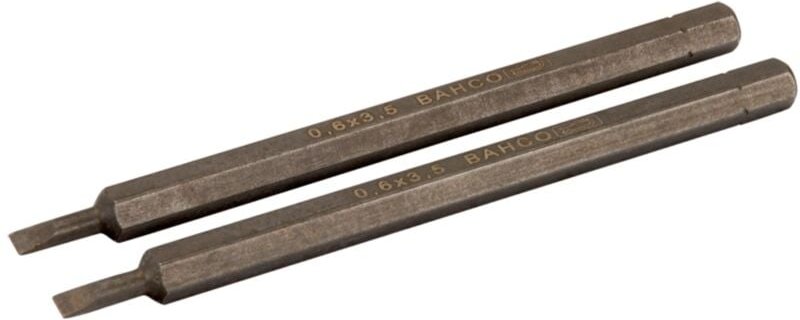 2 1/4 Sechskantklingen, 100 mm, Schlitz, 1 x 5,5 mm - Bahco