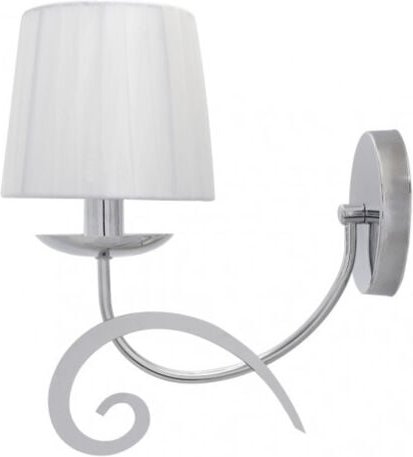 Wandleuchte luxor 1xe14 Chrom weiß Schirm 31x15x28 cm