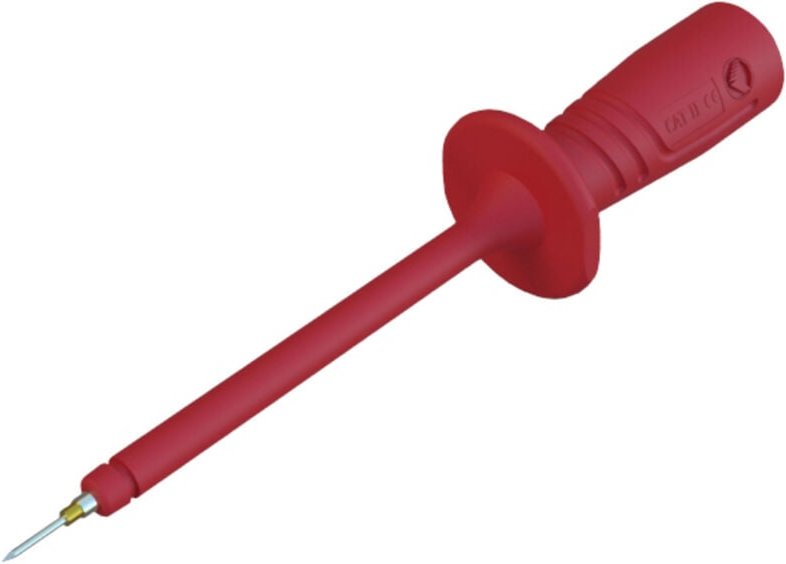 Sks Hirschmann - pruef 2610 ft rt Sicherheits-Prüfspitze Steckanschluss 4 mm cat ii 1000 v Rot 1 St.