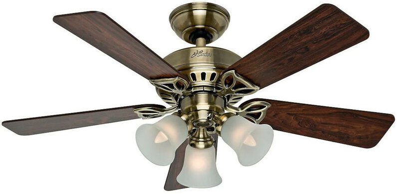 Deckenventilator Beacon Hill 107 cm Messing mit Licht