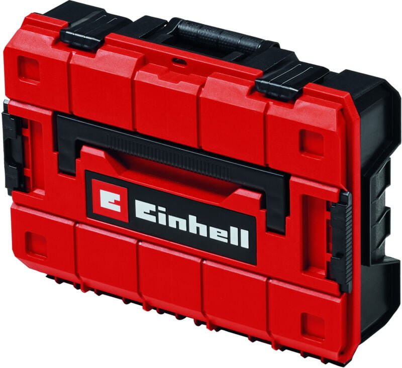 Einhell - E-Case s-f Systemkoffer (max. 25 kg, universelle Aufbewahrung und Transport von Zubehör und Werkzeug, stapelba...