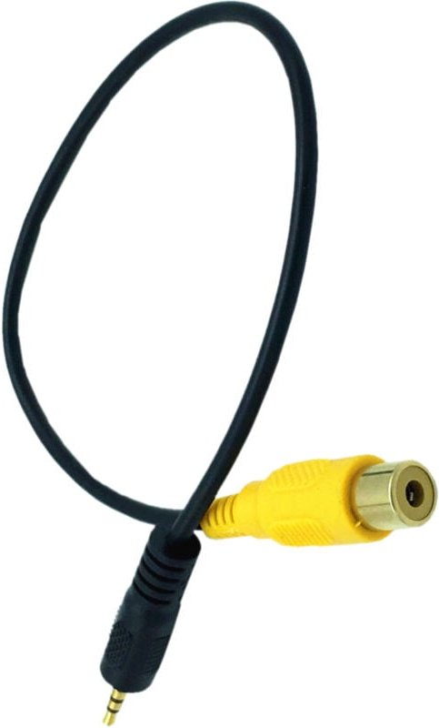 Zu 2,5-mm-AV-Eingangskabel. Auto-Rückfahrkamera zu gps 0.
