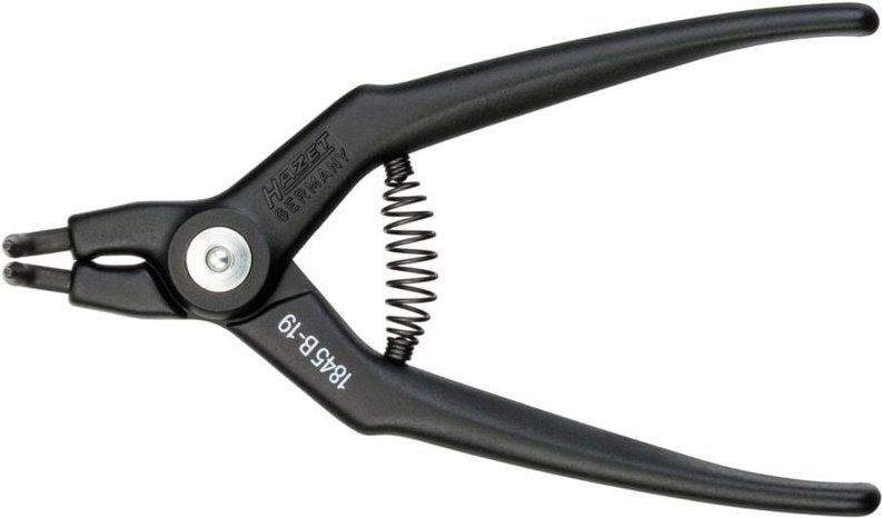 Sicherungsring-Zange, Spitzen 90° abgewinkelt (Form b), 172 mm lang, Art.Nr. 1845B-19 - Hazet