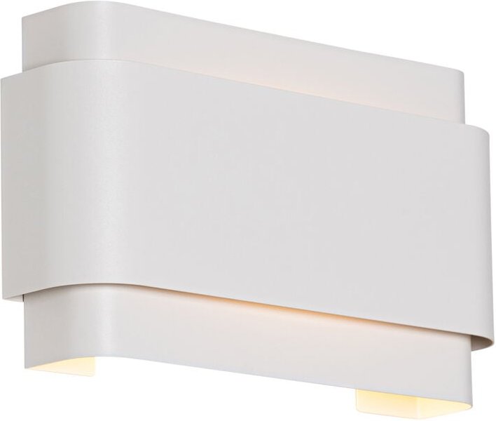 Industrielle Wandleuchte weiß 2-flammig - Coen